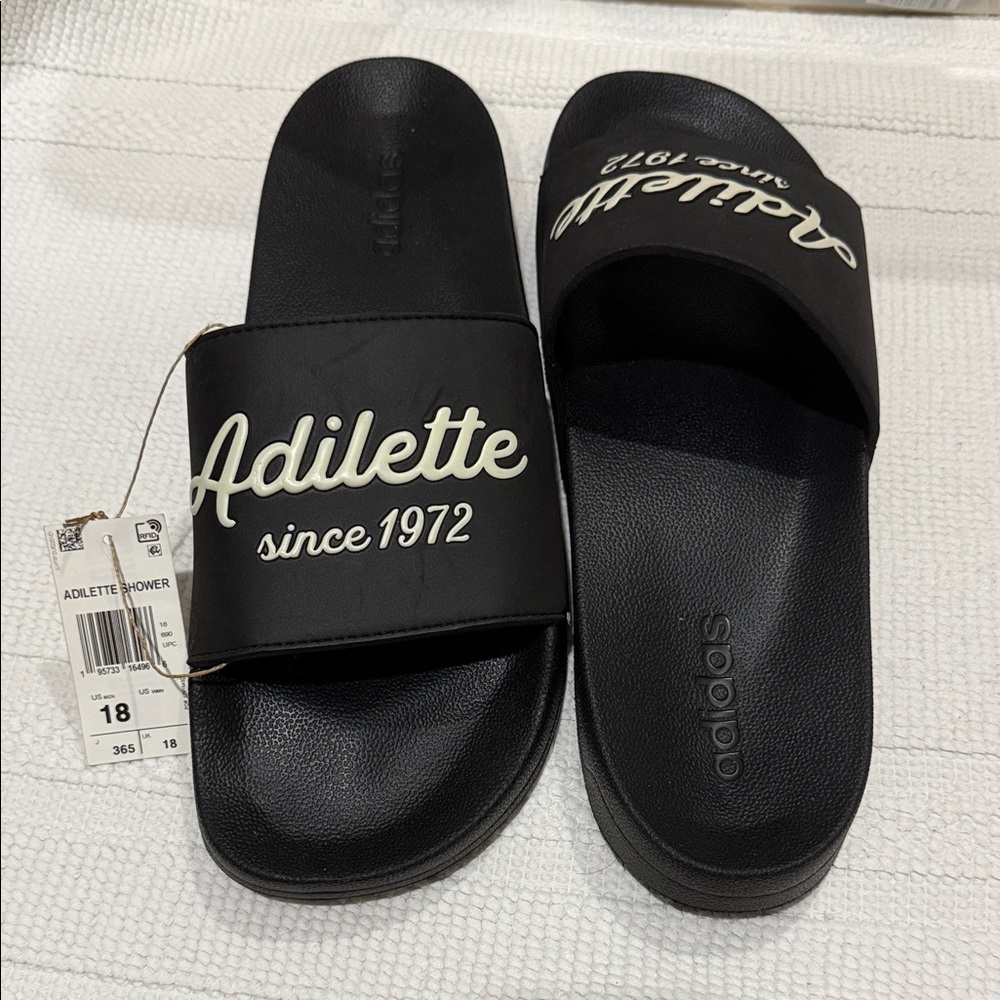 Adidas Adilette Black Sandals for Women